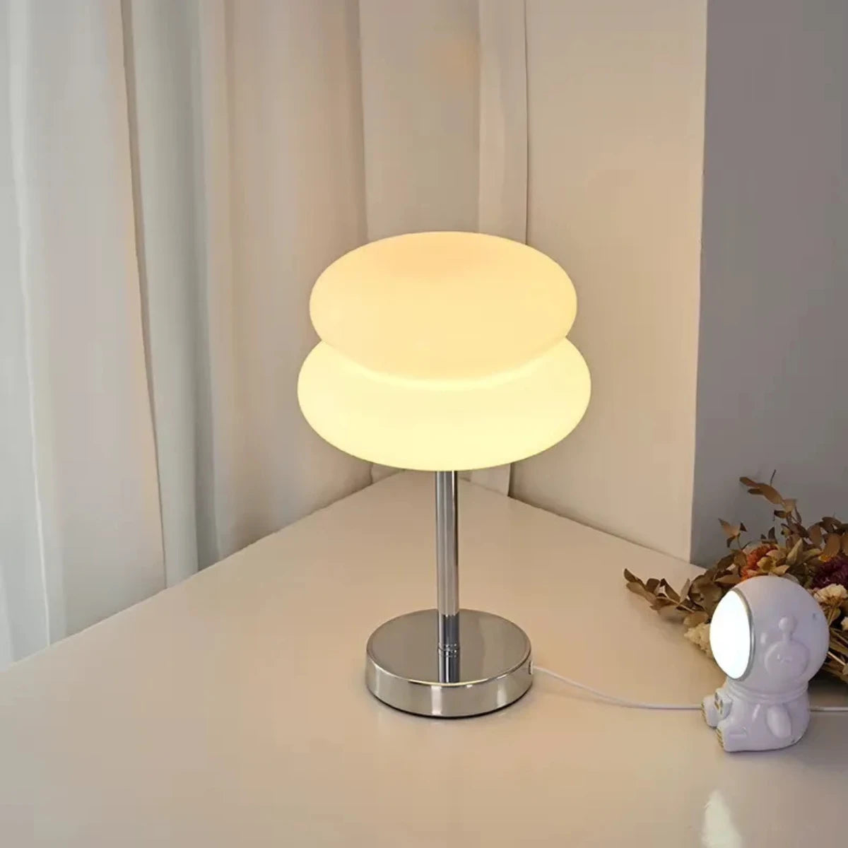 Modern Bauhaus Touch Control Bedside Table Lamp